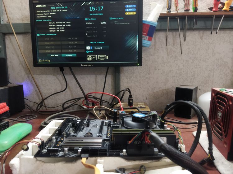 เจน9  i3-9100 ๑ 3.6ghz 4c 4t มีการ์ดจอในตัว  มีM2สองชุด พร้อม Asrock รุ่น Z370 Pro4 ซิ้งลม แผ่นปิดหลัง มีเก็บปลายทาง รูปที่ 16
