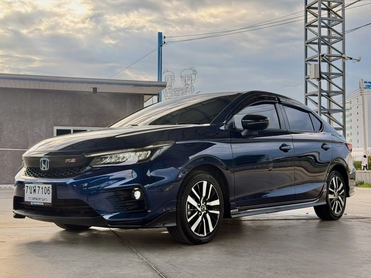 Honda City 2022 1.5 e:HEV RS Sedan ไฮบริด ไม่ติดแก๊ส เกียร์อัตโนมัติ น้ำเงิน รูปที่ 2