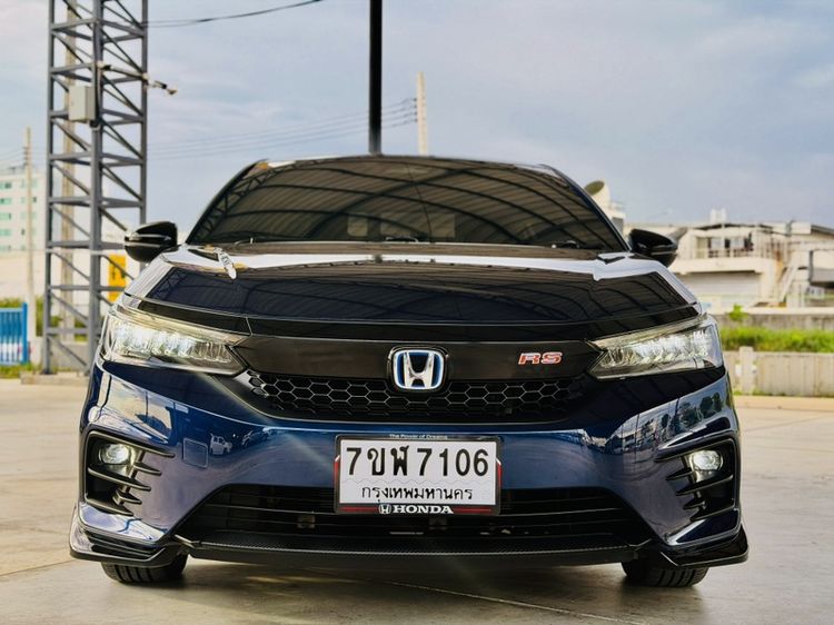 Honda City 2022 1.5 e:HEV RS Sedan ไฮบริด ไม่ติดแก๊ส เกียร์อัตโนมัติ น้ำเงิน รูปที่ 3