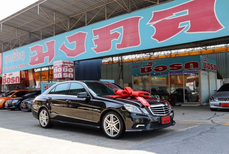 Mercedes-Benz E-Class 2011 E250 CGI AMG Sedan เบนซิน ไม่ติดแก๊ส เกียร์อัตโนมัติ ดำ รูปที่ 3