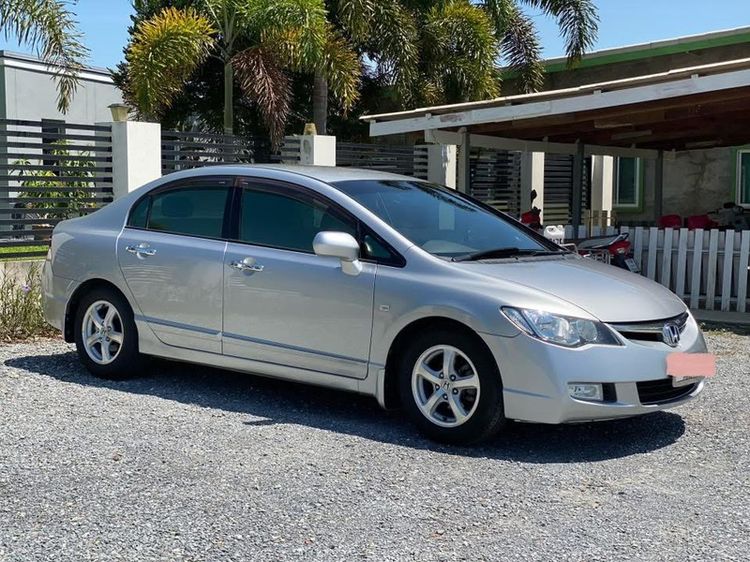 Honda Civic 2007 1.8 S i-VTEC Sedan เบนซิน ไม่ติดแก๊ส เกียร์อัตโนมัติ เทา