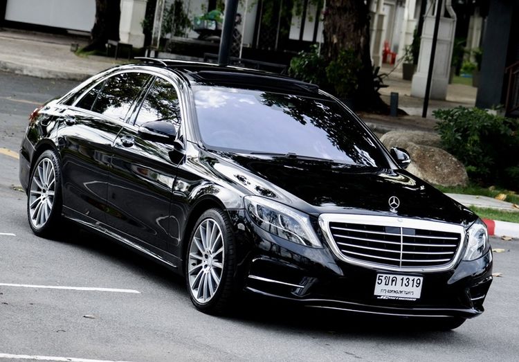 Mercedes-Benz S-Class 2016 S500 Sedan ปลั๊กอินไฮบริด (PHEV) ไม่ติดแก๊ส เกียร์อัตโนมัติ ดำ รูปที่ 3