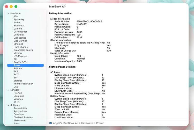 MacBook Air 13-inch M4 2025 Ram16GB SSD256GB SkyBlue  รูปที่ 14