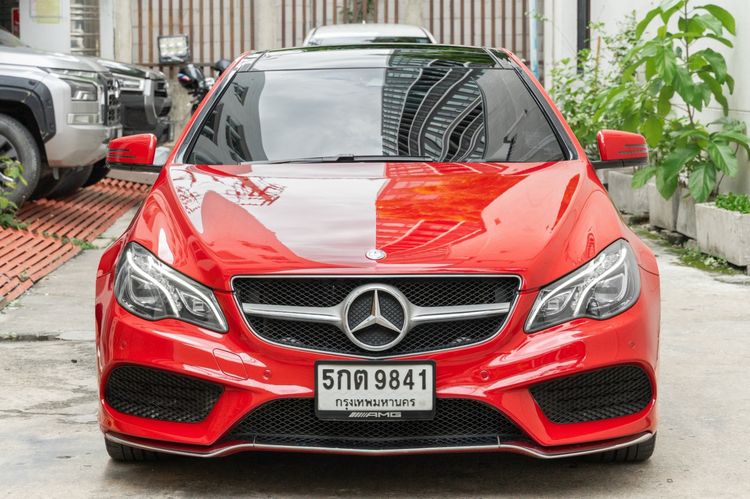 Mercedes-Benz E-Class 2014 E200 Sedan เบนซิน ไม่ติดแก๊ส เกียร์อัตโนมัติ แดง รูปที่ 3