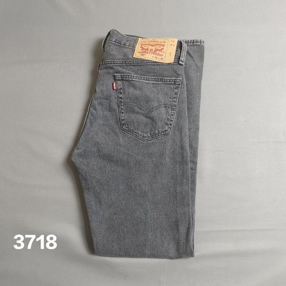 Levi's 501-3718 กางเกงยีนส์สีเทา เอว32 ยาวขา31 ของใหม่ไม่มีป้ายห้อย