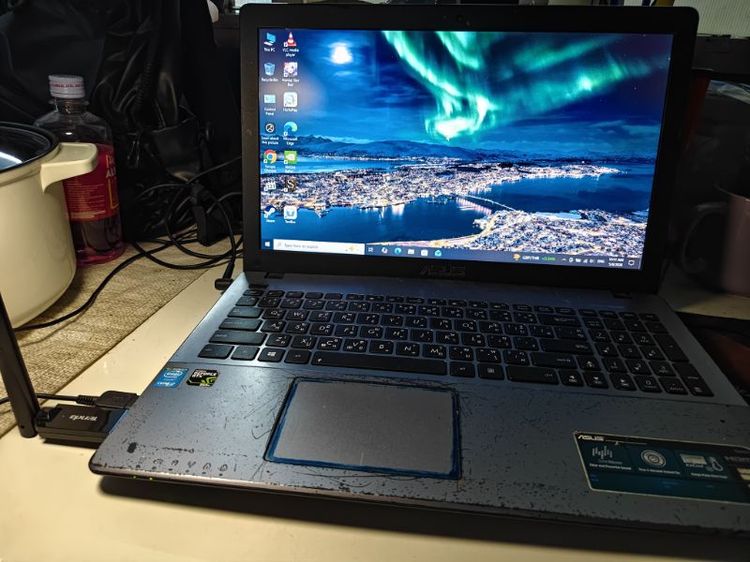 อื่นๆ วินโดว์ อื่นๆ HDMI ไม่ใช่ ขายโน๊ตบุ๊ค Asus Ram12GB Ssd 240 gb GTX 950M