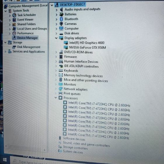 ขายโน๊ตบุ๊ค Asus Ram12GB Hdd 600 gb GTX 950M รูปที่ 3
