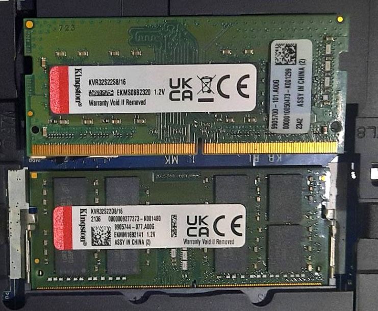 อื่นๆ RAM Notebook Kingston DDR4 32GB (16GB x2) Bus 3200