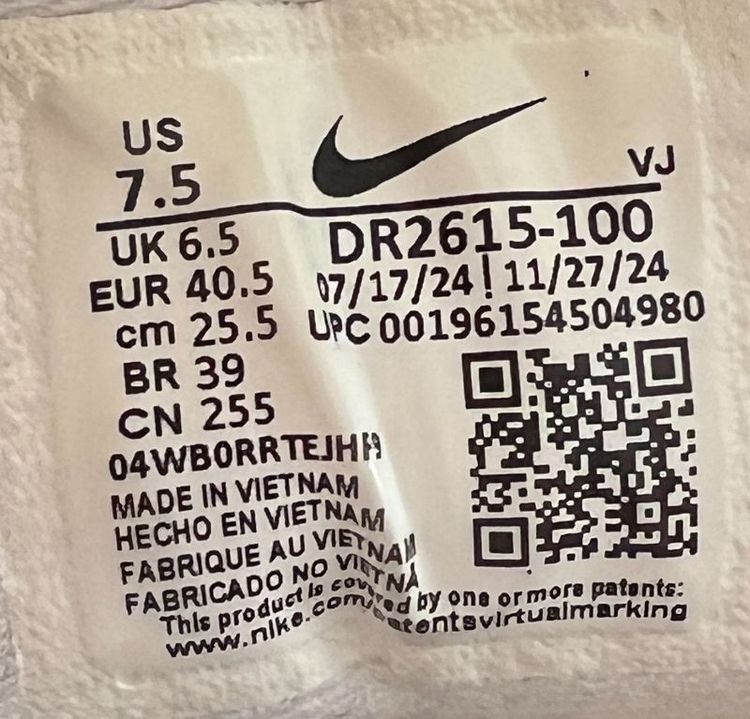 ขายถูก Nike Invincible Run 3 size 40.5/255cm ของแท้ 100% สภาพดี นุ่มเบาใส่สบาย รูปที่ 12