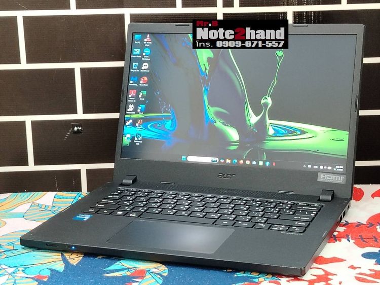 โน๊ตบุ๊คมือสอง ACER Core i5-1235U จอ14”IPS แรม8+NVMe256+การ์ดจอ Iris+วินโดว์แท้+ประกันศูนย์