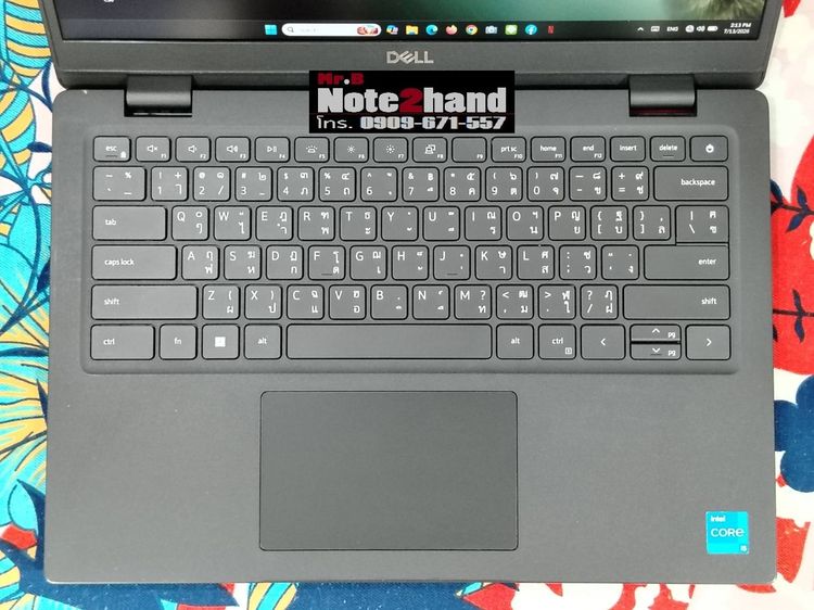 โน๊ตบุ๊คมือสอง DELL Core i5-1235U จอ14”FHD แรม8+NVMe512+การ์ดจอ Iris+วินโดว์แท้ รูปที่ 5