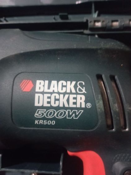 🔥 BLACK+DECKER KR500 สว่านกระแทก 500W พร้อมกล่องแท้ สภาพดี ใช้งานปกติ พร้อมใช้งาน 🔥 รูปที่ 2