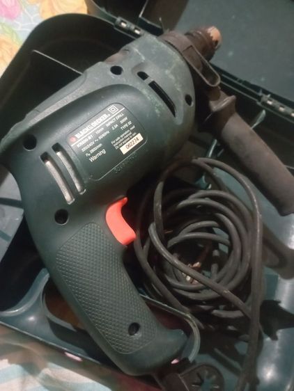 🔥 BLACK+DECKER KR500 สว่านกระแทก 500W พร้อมกล่องแท้ สภาพดี ใช้งานปกติ พร้อมใช้งาน 🔥 รูปที่ 5