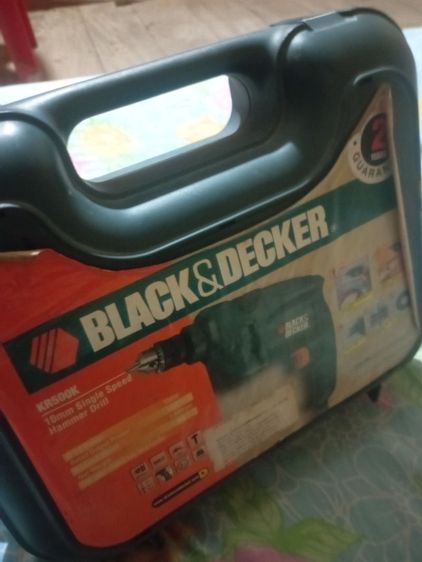 🔥 BLACK+DECKER KR500 สว่านกระแทก 500W พร้อมกล่องแท้ สภาพดี ใช้งานปกติ พร้อมใช้งาน 🔥 รูปที่ 6