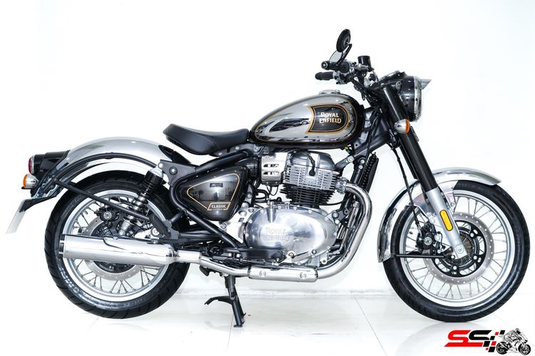 ROYAL ENFIELD CLASSIC 650 TWIN สีพิเศษโครมดำ ปี2026 วิ่งน้อย 800km ไมล์แท้ มือเดียว ท่อคู่ RHINO RACING รถสวยมากสภาพป้ายแดงไม่มีชนไม่มีล้ม รูปที่ 10