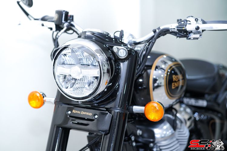 ROYAL ENFIELD CLASSIC 650 TWIN สีพิเศษโครมดำ ปี2026 วิ่งน้อย 800km ไมล์แท้ มือเดียว ท่อคู่ RHINO RACING รถสวยมากสภาพป้ายแดงไม่มีชนไม่มีล้ม รูปที่ 9