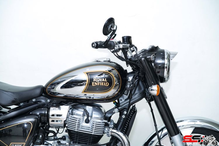 ROYAL ENFIELD CLASSIC 650 TWIN สีพิเศษโครมดำ ปี2026 วิ่งน้อย 800km ไมล์แท้ มือเดียว ท่อคู่ RHINO RACING รถสวยมากสภาพป้ายแดงไม่มีชนไม่มีล้ม รูปที่ 16