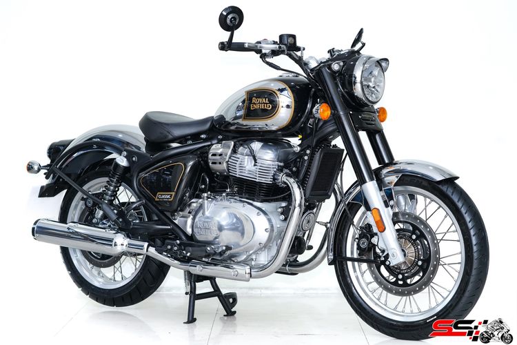 ROYAL ENFIELD CLASSIC 650 TWIN สีพิเศษโครมดำ ปี2026 วิ่งน้อย 800km ไมล์แท้ มือเดียว ท่อคู่ RHINO RACING รถสวยมากสภาพป้ายแดงไม่มีชนไม่มีล้ม รูปที่ 18