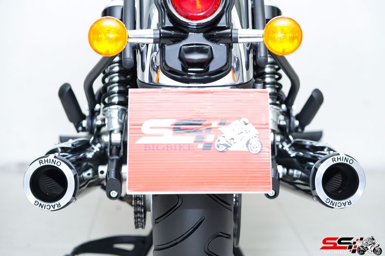 ROYAL ENFIELD CLASSIC 650 TWIN สีพิเศษโครมดำ ปี2026 วิ่งน้อย 800km ไมล์แท้ มือเดียว ท่อคู่ RHINO RACING รถสวยมากสภาพป้ายแดงไม่มีชนไม่มีล้ม รูปที่ 2