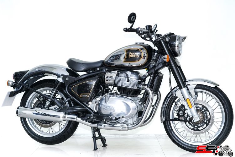 ROYAL ENFIELD CLASSIC 650 TWIN สีพิเศษโครมดำ ปี2026 วิ่งน้อย 800km ไมล์แท้ มือเดียว ท่อคู่ RHINO RACING รถสวยมากสภาพป้ายแดงไม่มีชนไม่มีล้ม รูปที่ 15