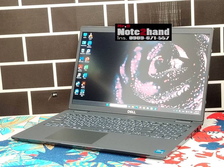 โน๊ตบุ๊คมือสอง DELL Core i5-1235U จอ15.6” IPS แรม8+NVMe512+การ์ดจอ Iris+วินโดว์แท้