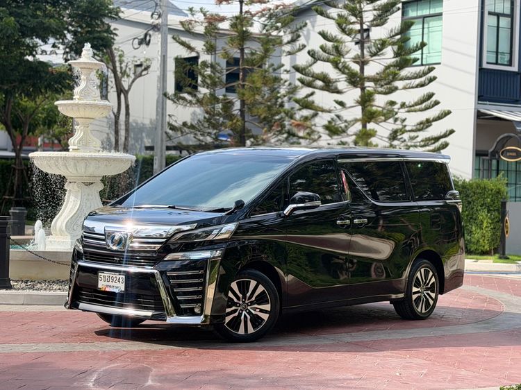 รถ Toyota Vellfire 2.5 Hybrid E-Four 4WD สี ดำ