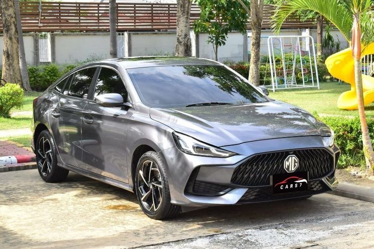 MG MG5 2021 1.5 D+ Sedan เบนซิน ไม่ติดแก๊ส เกียร์อัตโนมัติ เทา รูปที่ 2