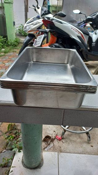 ถาดใส่แกงตราม้าลายและถาดตากของสด