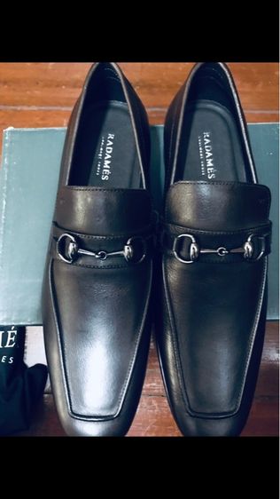 ขายองรองเท้าหนังแท้ผู้ชาย Brand Radames soulmade shoes สีน้ำตาลเข้ม ไซร้42 ของใหม่มือ1 ของแท้ พร้อมถุงผ้า และกล่อง ความยาวรองเท้า 1 ฟุต  