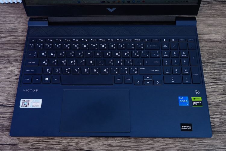 HP Victus Gaming 15 i5-13500H RTX4050(6GB) RAM16GB SSD512GB จอ15.6นิ้ว FHD 144Hz ดีไซน์สวยเรียบหรูดูทันสมัย เครื่องพร้อมใช้งาน ขายในราคาสุดค รูปที่ 5