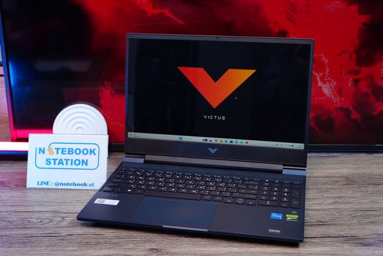 HP Victus Gaming 15 i5-13500H RTX4050(6GB) RAM16GB SSD512GB จอ15.6นิ้ว FHD 144Hz ดีไซน์สวยเรียบหรูดูทันสมัย เครื่องพร้อมใช้งาน ขายในราคาสุดค รูปที่ 3