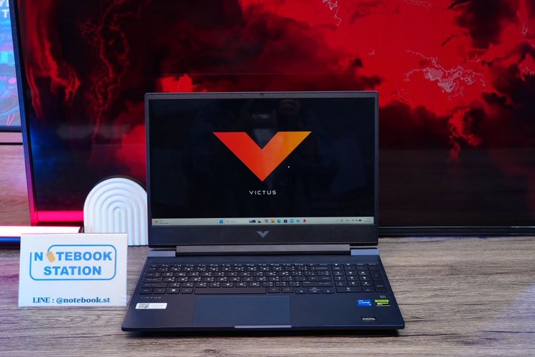 HP Victus Gaming 15 i5-13500H RTX4050(6GB) RAM16GB SSD512GB จอ15.6นิ้ว FHD 144Hz ดีไซน์สวยเรียบหรูดูทันสมัย เครื่องพร้อมใช้งาน ขายในราคาสุดค รูปที่ 2