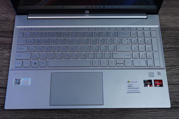 HP Pavilion 15 Ryzen7-5700U Ram12 SSD512 จอ15.6 FHD สเปคดีใช้งานทั่วไป มีไฟใต้คีย์บอร์ด ขายเพียง 10,900 .- พร้อมใช้งาน รูปที่ 5