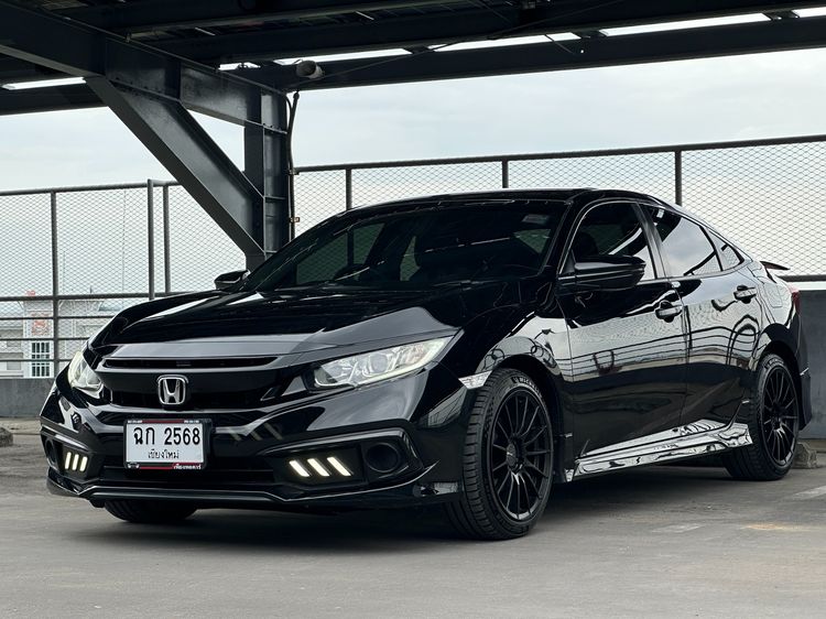 Honda Civic 2019 1.8 E i-VTEC Sedan เบนซิน ไม่ติดแก๊ส เกียร์อัตโนมัติ ดำ