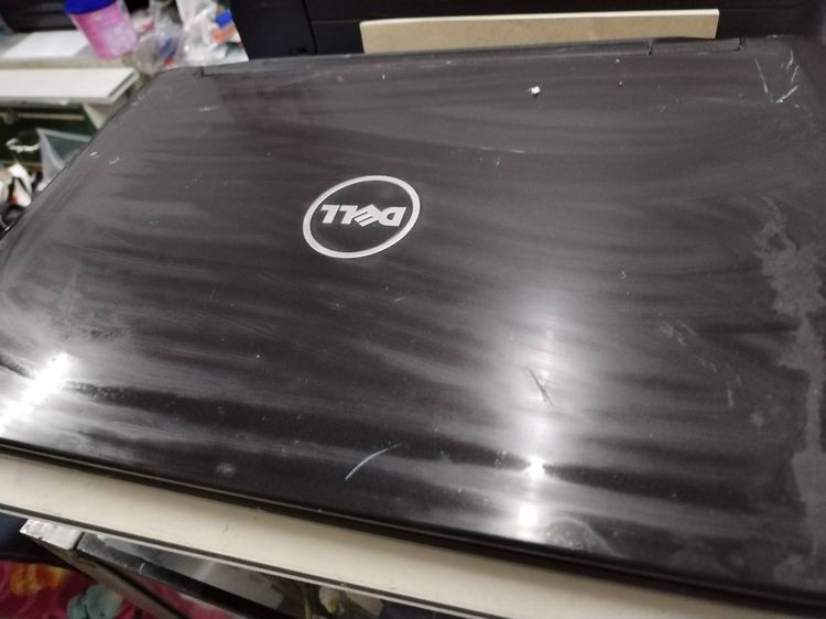 Notebook Dell สีดำ ต้องลงวินโดว์ใหม่ถึงจะใช้ได้ปกติ มีhdd RAM ขายเป็นอะหลั่ย800บาท
