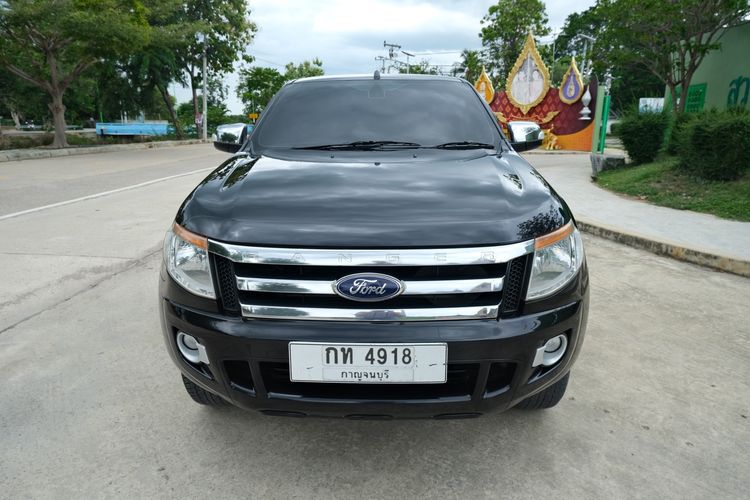 Ford Ranger 2014 2.2 Hi-Rider XLT Pickup ดีเซล ไม่ติดแก๊ส เกียร์อัตโนมัติ ดำ รูปที่ 2