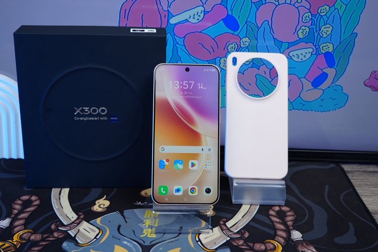 อื่นๆ 512 GB สมาร์ทโฟน Vivo X300 (16+512GB) Halo Pink 5G อุปกรณ์แท้ครบกล่อง มีประกันศูนย์ ขายเพียง 23,900.- เท่านั้น
