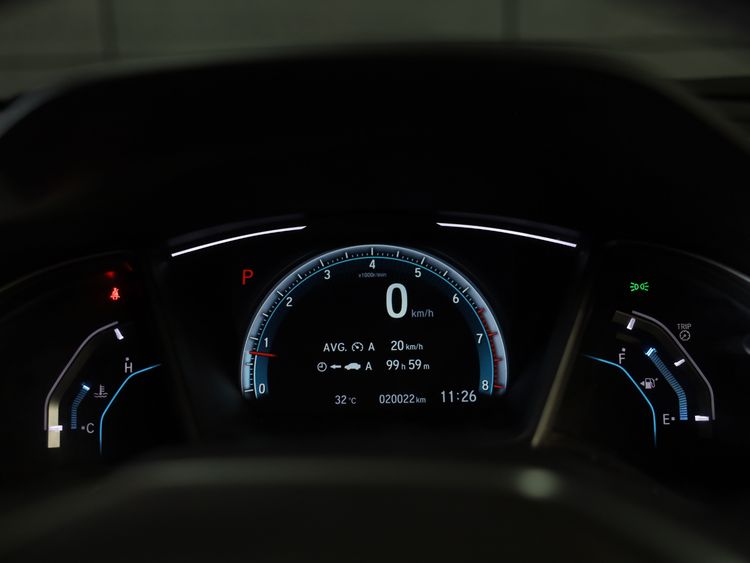 Honda Civic 2018 1.5 Turbo Sedan เบนซิน ไม่ติดแก๊ส เกียร์อัตโนมัติ ดำ รูปที่ 3