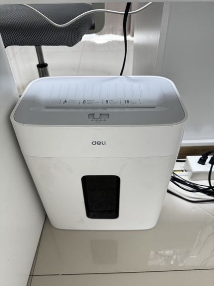 ￼Deli เครื่องทำลายเอกสารอัตโนมัติ 23ลิตร Auto เครื่องย่อยกระดาษ A4 รูปที่ 2