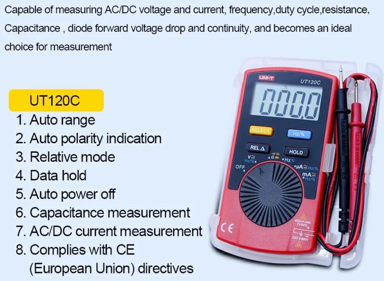 มัลติมิเตอร์ UNI-T UT120C รูปที่ 10