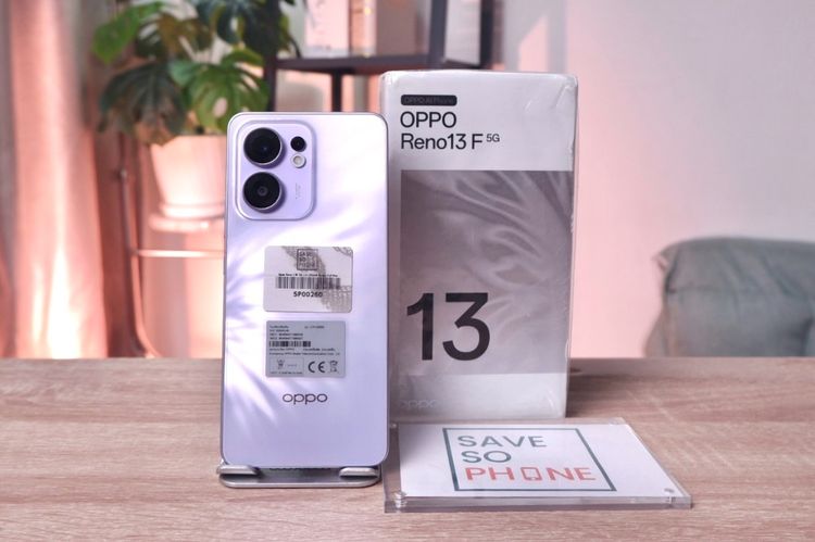 อื่นๆ 256 GB OPPO Reno 13F 5G 12+256GB สี Purple เครื่องสวย ราคาเพียง 5,990.- มีประกันร้าน 60 วัน