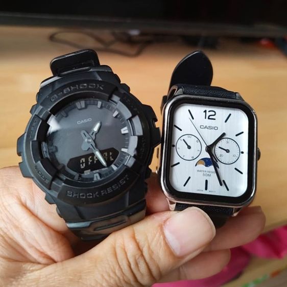 Used Casio G-SHOCK G-100BB G100BB Casio Moon phase MTP-M305L MTPM305L รูปที่ 2