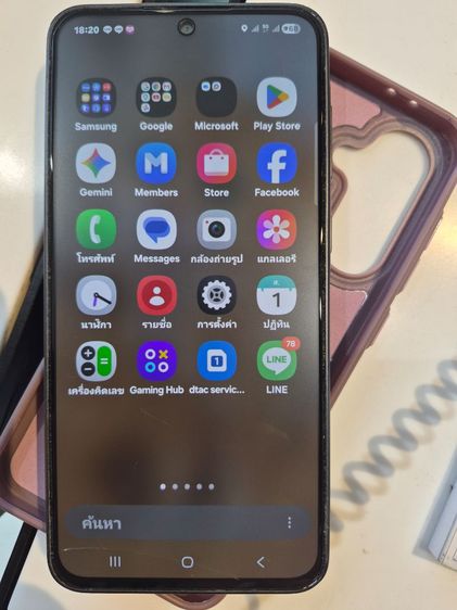 งดต่อราคาSamsung A36 5Gแรม8การใช้งานปกติ(เครื่องปลดล๊อคมาปิดรีเซ็ต จอมีรอยร้าวด้านซ้ายนิดนิด รูปที่ 3