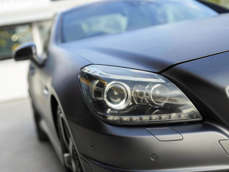 Mercedes-Benz SLK-Class 2015 SLK200 Kompressor Sedan เบนซิน เกียร์อัตโนมัติ เทา