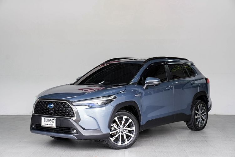 Toyota Corolla Cross 2021 1.8 Hybrid Premium Safety Utility-car ปลั๊กอินไฮบริด (PHEV) ไม่ติดแก๊ส เกียร์อัตโนมัติ เทา รูปที่ 2