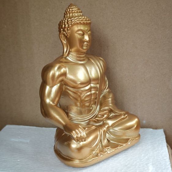 พระนักกล้าม เรซิ่น สูง 14cm. กว้าง12cm รูปที่ 4