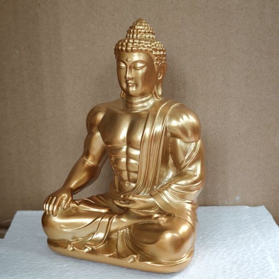 พระนักกล้าม เรซิ่น สูง 14cm. กว้าง12cm รูปที่ 3