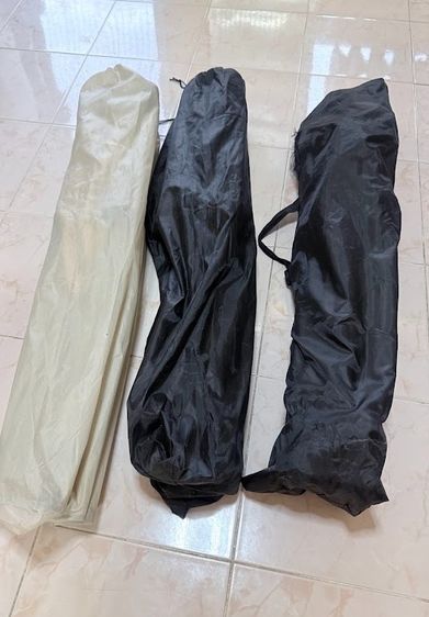 เก้าอี้ปิคนิค 3 ตัว (สีครีม 2 สีดำ 1)