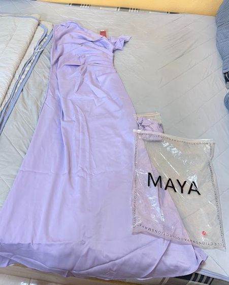 อื่นๆ เดรส | จั๊มสูท M อื่นๆ ไม่มีแขน ชุดออกงาน ตรีมสีม่วง