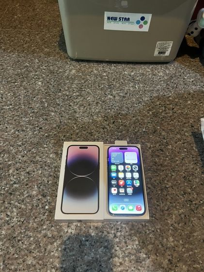 iPhone 256 GB ขายไอโฟน14ProMaxสีPurple256กิ๊กสูนTrueมีกล่องใช้งานดีสวยๆถูกมากก